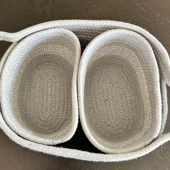 Set of 3 woven nesting baskets - Picture 3 of 3